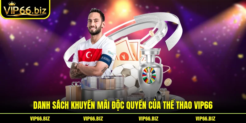 Danh sách khuyến mãi độc quyền của thể thao VIP66